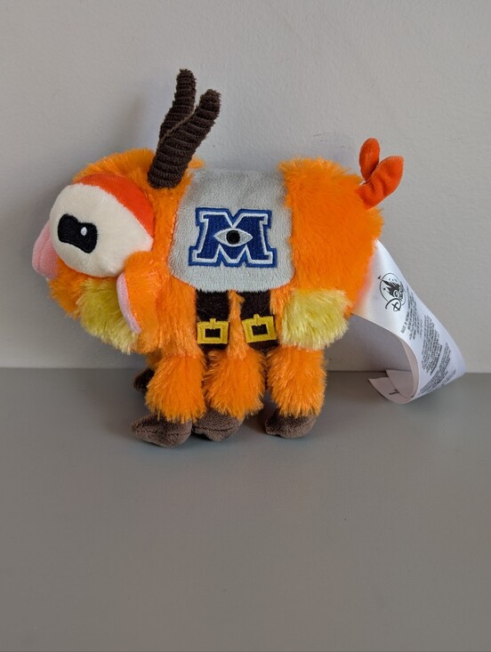 Disney Other - Disney Store Monsters University Archie the Scare Pig, Pixar Orange Plush Toy